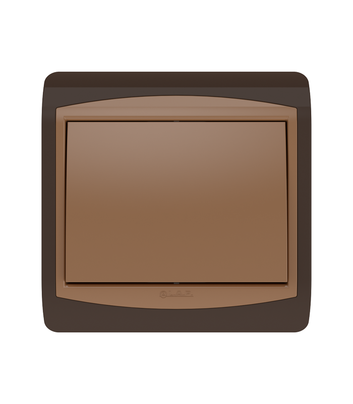 Interrupteur Simple Allumage LAP Galaxy Marron