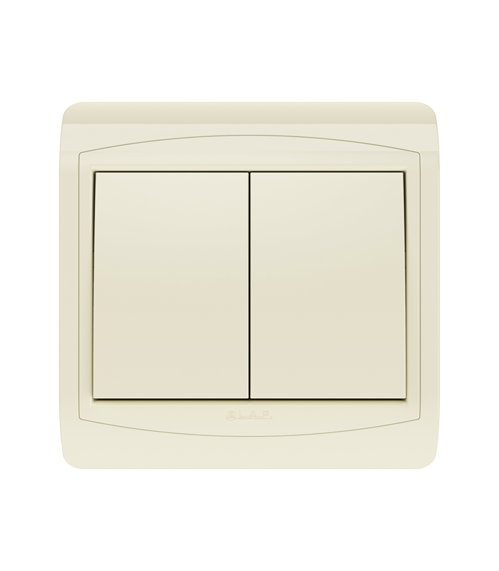 Interrupteur Double Va et Vient LAP Galaxy Marfil