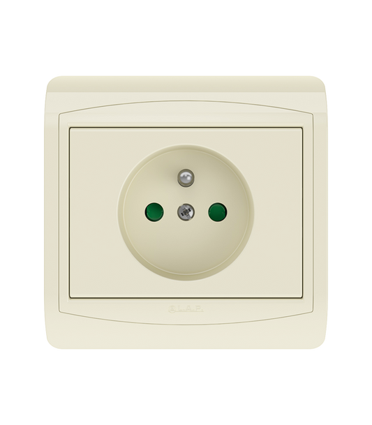 Prise avec Terre 2P+T LAP GALAXY MARFIL