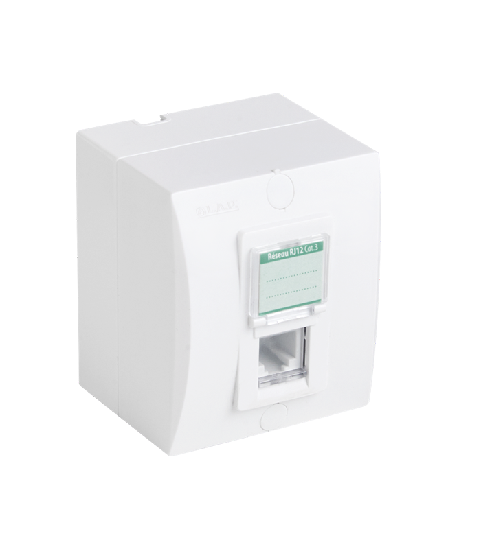 Prise RJ12 CAT3 Apparent Optimo LAP