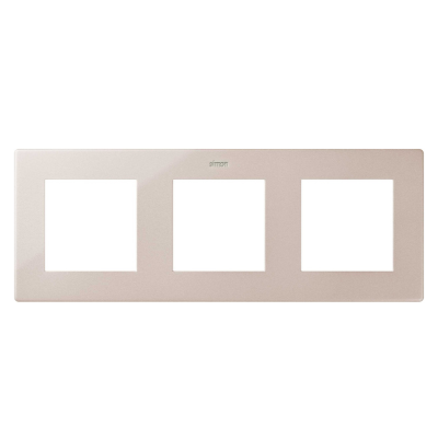 Cadre Triple 3 éléments Simon S24 Champagne