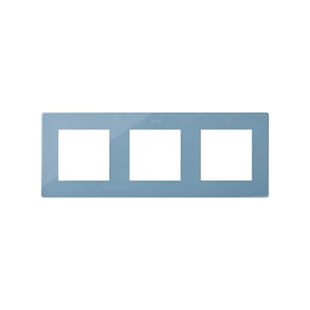 Cadre Triple 3 éléments Simon S24 Bleu