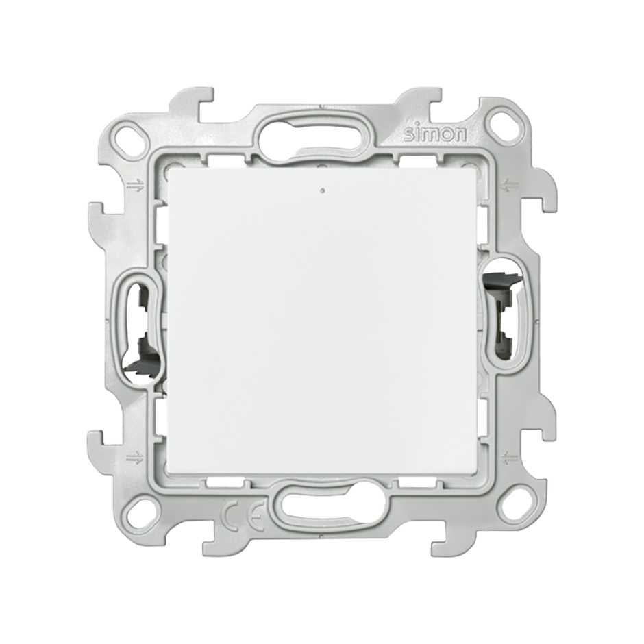 Poussoir à Bascules Lumineux Simon S24 Blanc