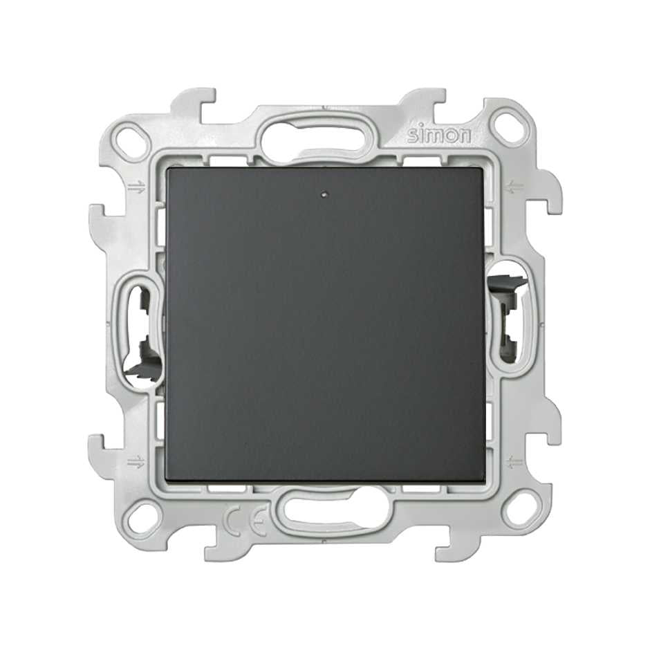 Poussoir à Bascules Lumineux Simon S24 Graphite