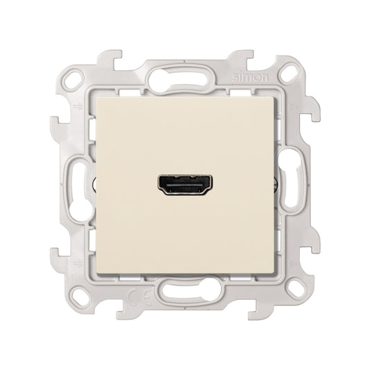 Connecteur HDMI 1.4 Simon S24 Ivoire