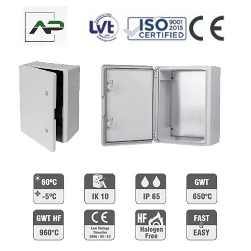 Coffret ABS étanche ADAL PANO 500X600X220 MD9011 - IP65 IK10