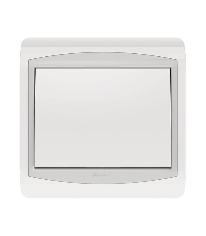Interrupteur Simple Allumage LAP Galaxy Blanc