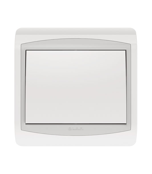 Interrupteur Simple Allumage LAP Galaxy Blanc