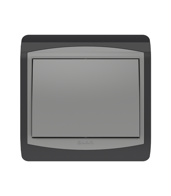 Interrupteur Simple Allumage LAP Galaxy Gris