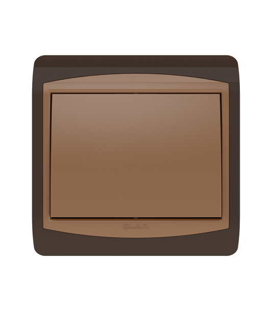 Interrupteur Simple Allumage LAP Galaxy Marron