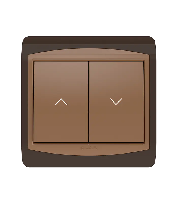 Poussoir Inverseur Rideaux LAP Galaxy Marron