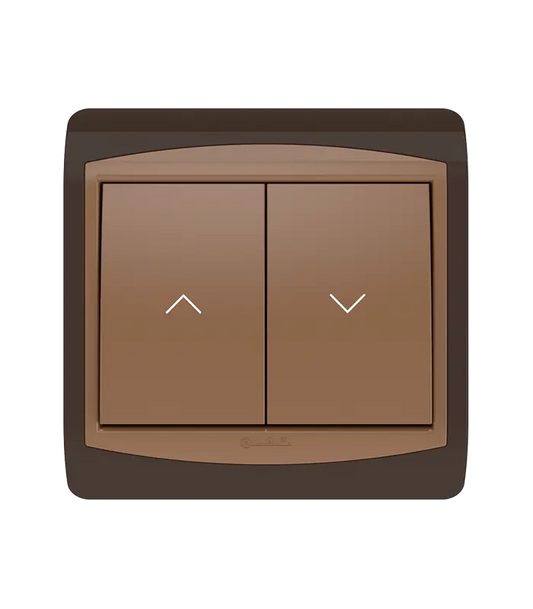 Poussoir Inverseur Rideaux LAP Galaxy Marron