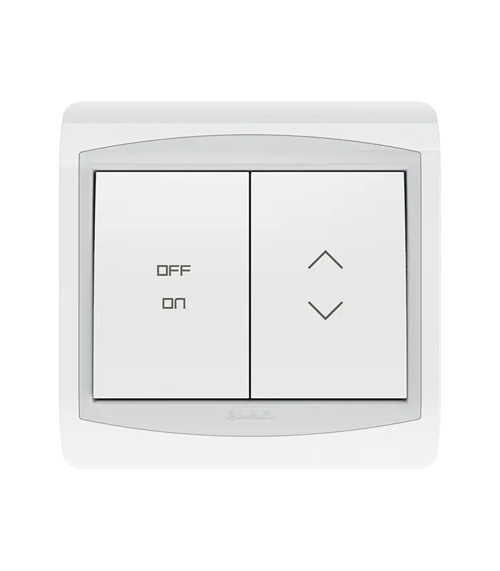 Interrupteur Inverseur ON / OFF LAP Galaxy Blanc