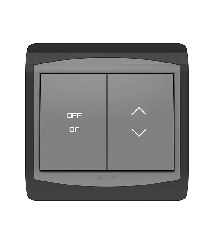 Interrupteur Inverseur ON / OFF LAP Galaxy Gris