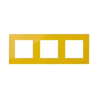 Cadre Triple 3 éléments Simon S24 Moutarde