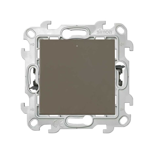 Poussoir à Bascules Lumineux Simon S24 Taupe