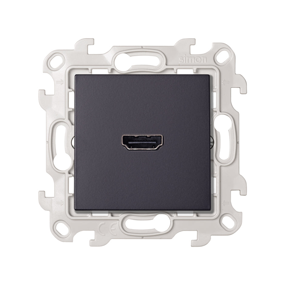 Connecteur HDMI 1.4 Simon S24 Graphite