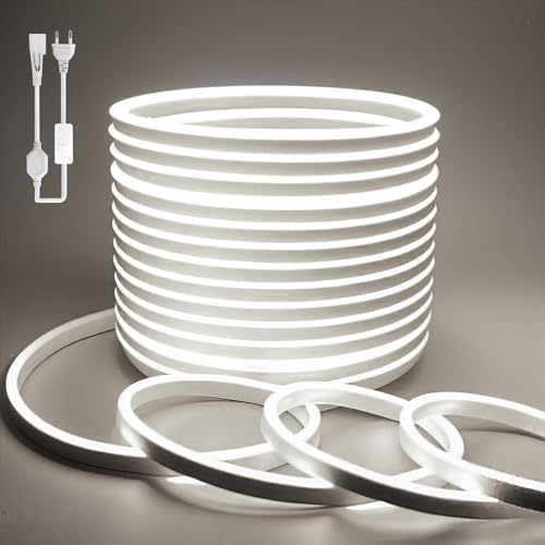 Ruban LED Néon 220V Lumière Blanche 6000k 8W/M (prix pour 1 mètre)