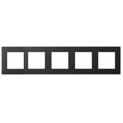 Cadre Quintuple 5 éléments Simon S24 Graphite