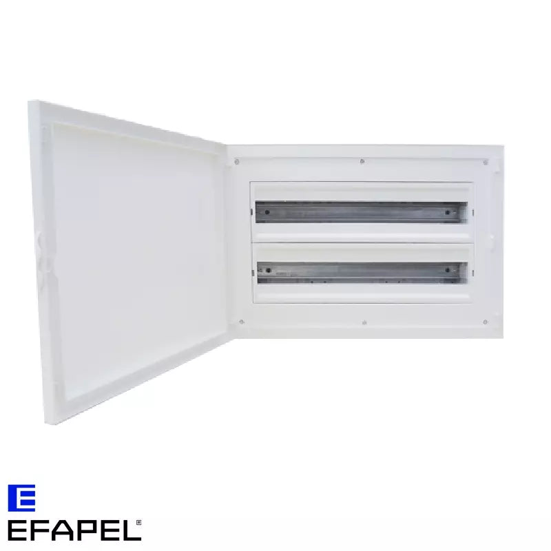 Coffret Modulaire Encastré 48 Modules 2x24 EFAPEL - 60048 2AB