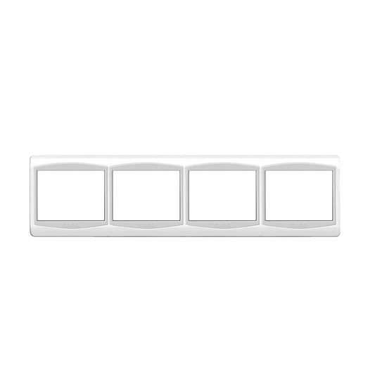 Cadre Horizontale Quadruple 4 éléments LAP Galaxy Blanc
