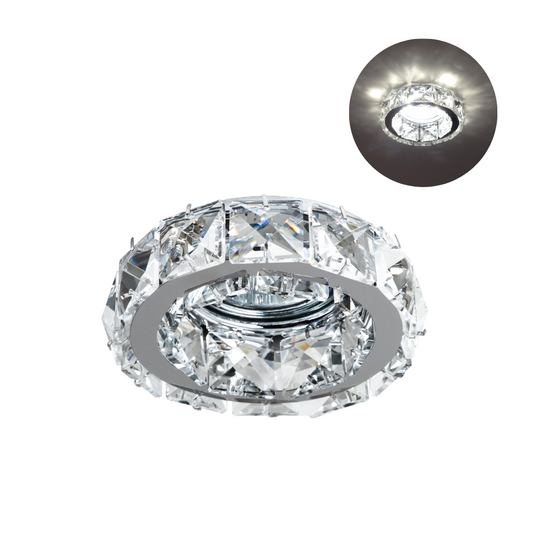 Spot Diamant Chromé SDC-01 + Douille MR16
